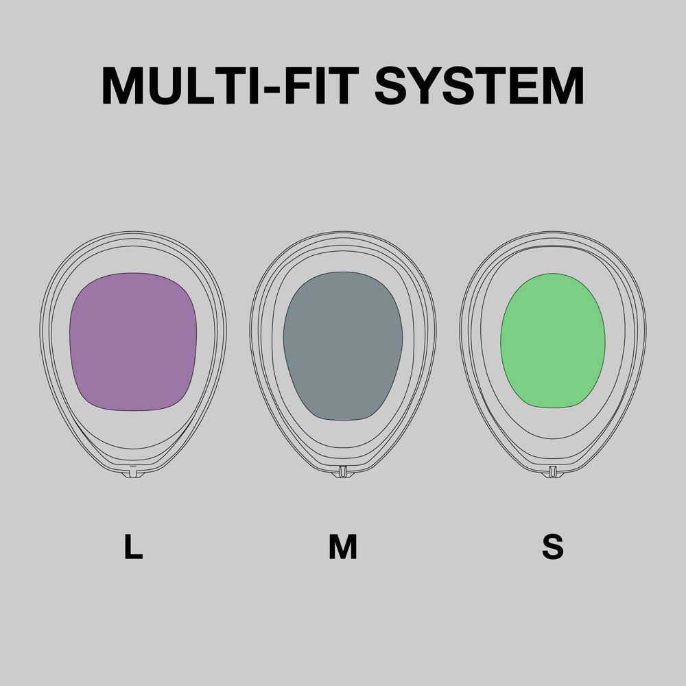 Disponible en tres tamaños