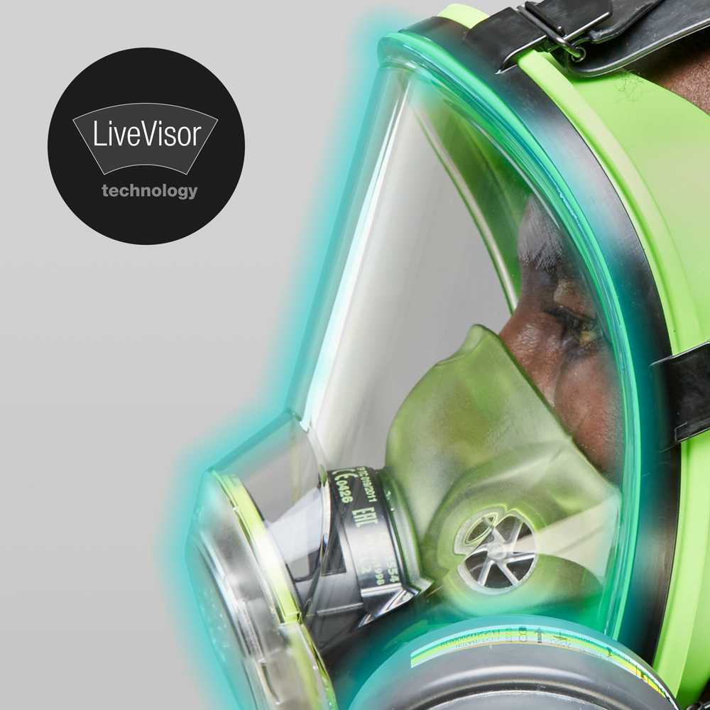 Visera resistente a los arañazos (Live Visor), clase óptica 1 (EN 166)